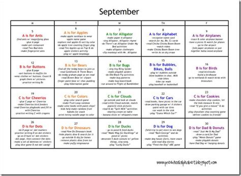 Preschool Alphabet: Preschool Plan for September | Preschool planning, Preschool lesson plans ...