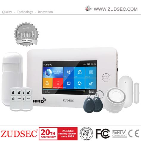 Wireless Touch Screen GSM+PSTN Home Security Alarm - China Security ...