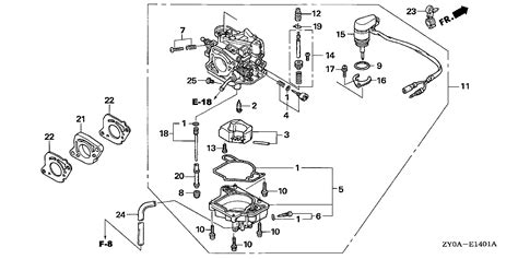 Motor Parts: Honda Outboard Motor Parts Diagram