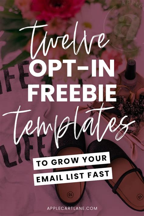 The Best Pre-Designed Opt-In Templates - Applecart Lane