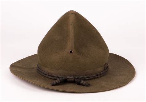 Lot - NAMED U.S. ARMY OFFICER'S CAMPAIGN HAT BY STETSON