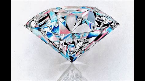 Realistic Diamond Drawing at GetDrawings | Free download