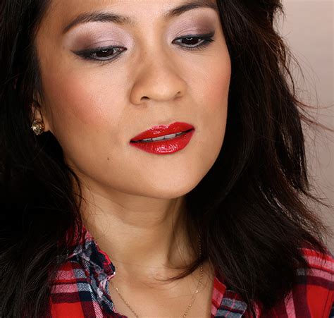 Satiny Lids, Red Lips and Soft Black Cat Liner: A Friday Face of the ...