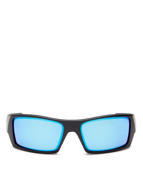 Oakley Gascan Polarized Wraparound Sunglasses in Blue | Lyst