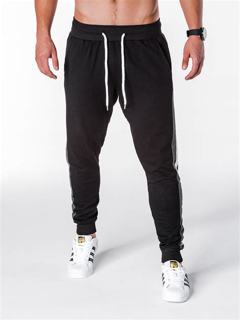 Men's sweatpants P715 - black | MODONE wholesale - Clothing For Men