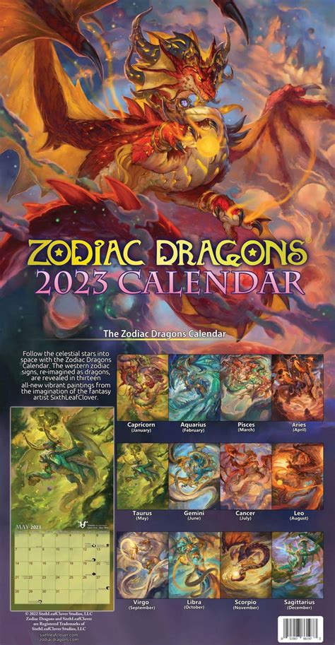 The Official 2023 Zodiac Dragons Calendar by The-SixthLeafClover on ...