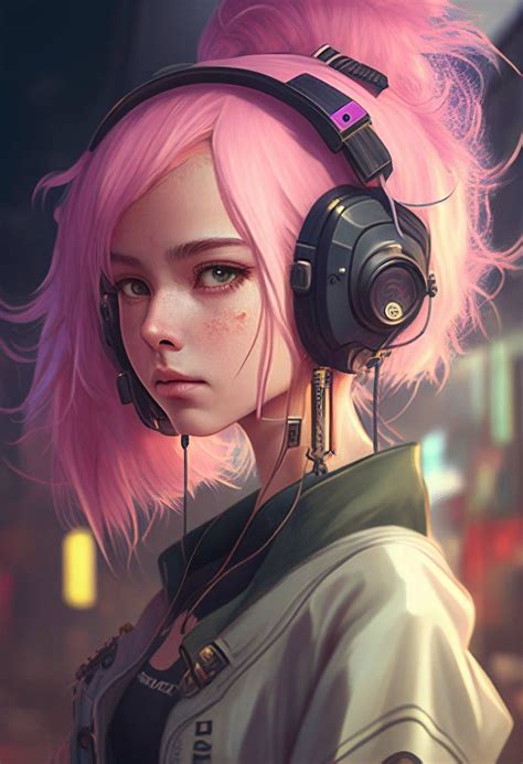 Cyberpunk Hair, Cyberpunk Anime, Cyberpunk Character, 3d Model Character, Female Character ...