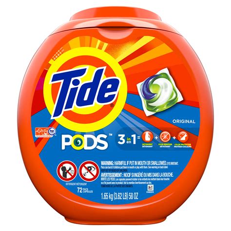 Tide PODS Liquid Laundry Detergent Pacs, Original, 72 count – Walmart ...