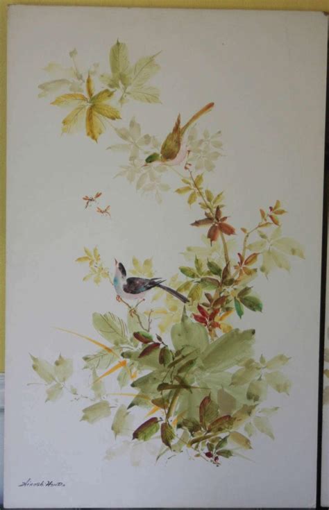 Sold Price: vintage Japanese painting with birds - April 1, 0120 10:00 ...