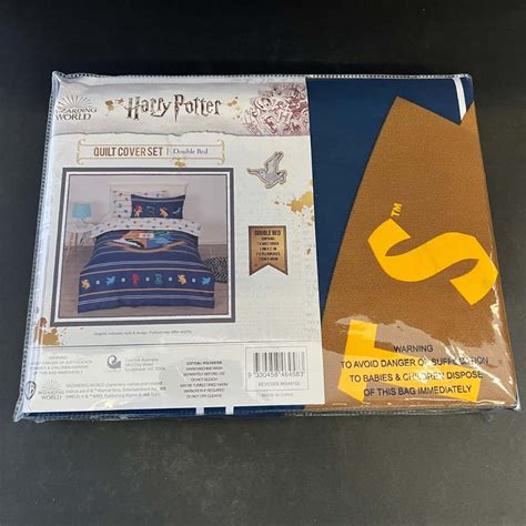 New Harry Potter Quilt Cover Set Double Bed(s)