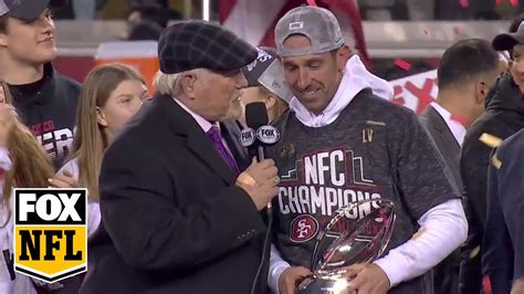 The San Francisco 49ers NFC Championship trophy ceremony | FOX NFL ...