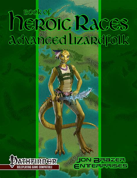 Pathfinder: Lizardfolk Racial Traits – Jon Brazer Enterprises