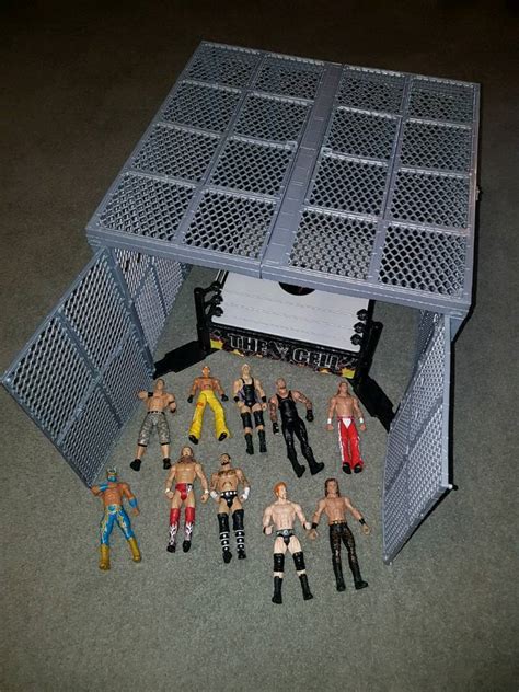 WWE Wrestling Hell In A Cell Cage Ring & Figures Bundle | in Dingwall, Highland | Gumtree