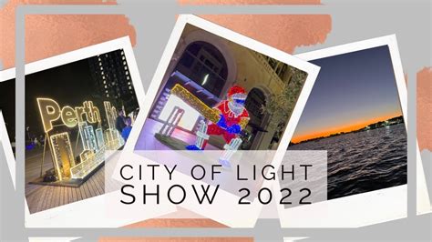 City of light show | Christmas drone show 2022 - Perth, Australia - YouTube