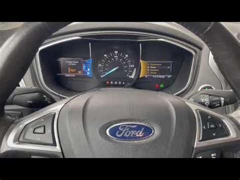 To reset the oil light on the 2014 Ford Fusion. - Ford Fusion North America (MK 2)