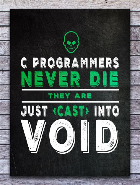 'C Programmer' Poster by PosterWorld | Displate | Programming humor, Funny posters, Programmer