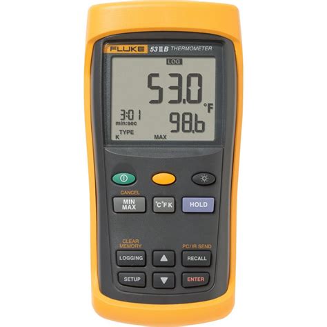 Fluke 53 II Temperature Logging Digital Thermometer – Kingsway Instruments