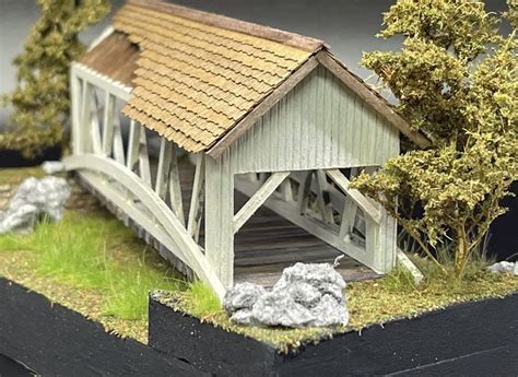 N Scale - Mudd Creek Models - MCM-019 - Structure, Covered Bridge...