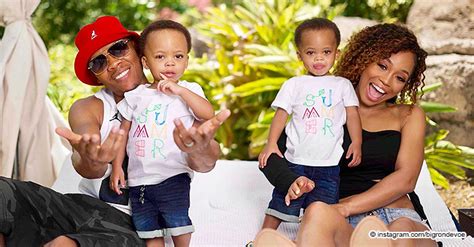 New Edition's Ronnie Devoe & Wife Shamari Celebrate Twins Turning 2 with Photo Shoot