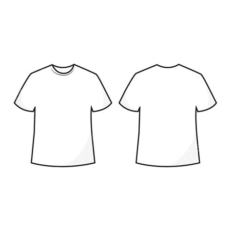 Desain Kaos Putih Vektor, Kaos, Desain Kaos, Clipart Kaos PNG dan Vektor dengan Background ...