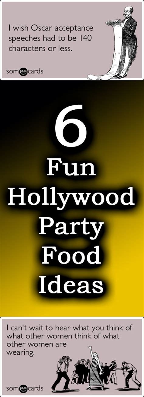 Hollywood Theme Party Food Ideas | Hollywood party theme, Hollywood theme party food, Party food ...