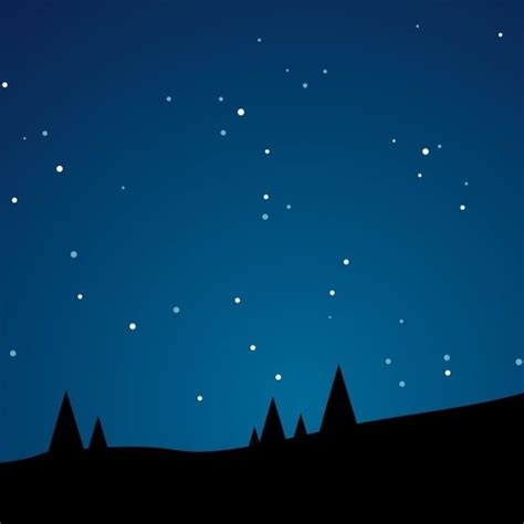 night,sky,star,moon,stars,christmas,dark,illustration,city,winter,blue ...