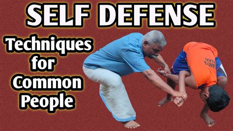 Simple "SELF DEFENSE" Techniques for common people. - YouTube