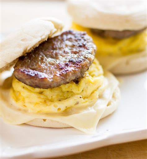 Sausage Breakfast Sandwich | Recipe | Breakfast sandwich, Sausage breakfast sandwich, Breakfast ...