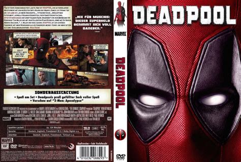 Deadpool dvd cover (2016) R2 GERMAN