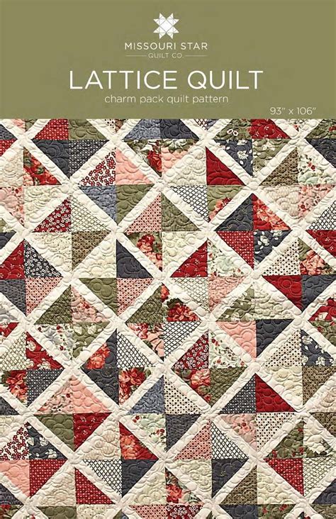 Digital Download - Lattice Quilt Pattern by Missouri Star | Lattice quilt, Quilt patterns, Charm ...