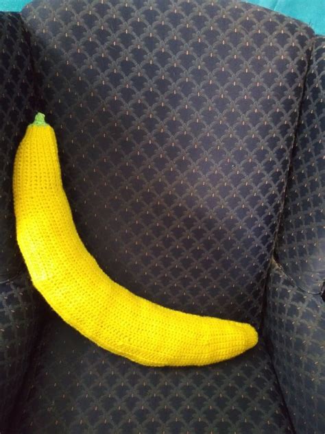 Crochet Large Banana Pillow Pattern Banana Banana Pillow | Etsy ...