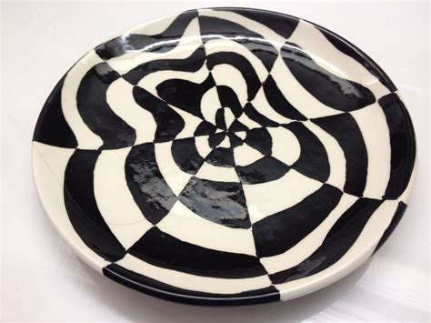 Black & White plate | White plates, Plates, Ceramics