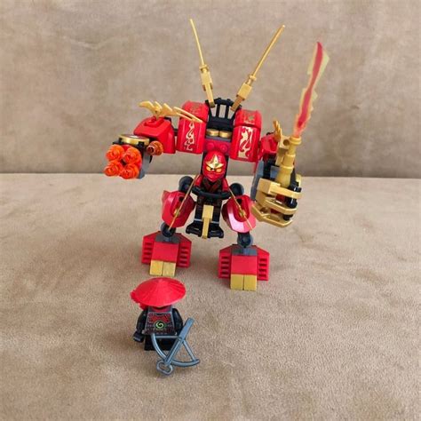 70500 LEGO Complete Ninjago Kai's Fire Mech red mechanical minifigures #Lego | Ninjago kai ...