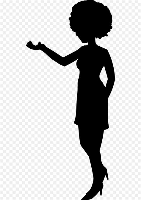 Afro Full Body Black Woman Silhouette - Jaleada Mapanfu
