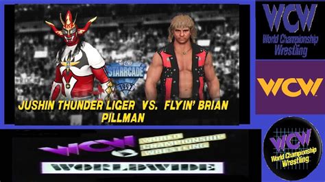 WCW | Jushin Thunder Liger vs. “Flyin” Brian Pillman - YouTube