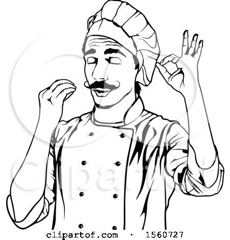 Black and White Male Chef Gesturing Perfect Posters, Art Prints by ...