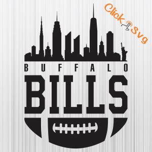 Buffalo Bills Tower Black Svg - Download SVG Files for Cricut, Silhouette and sublimation ...