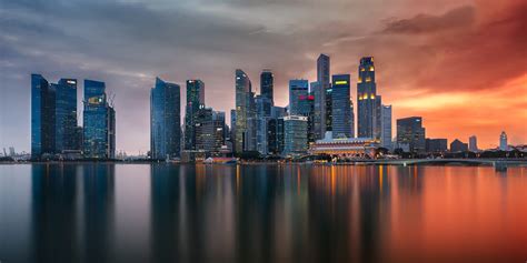 Skyline | Marina Bay, Singapore - Fine Art Photography by Nico Trinkhaus