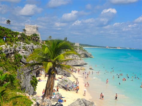 Tulum Ruins - One Of The Best Preserved Coastal Mayan Sites