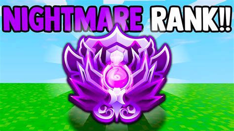 how to get NIGHTMARE RANK (Season 7) | BedWars ROBLOX - YouTube