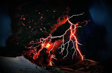 Volcano eruption lightning wallpaper | Вулкан, Природа, Вулканы