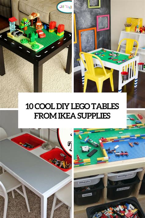 10 Cool DIY Lego Tables From IKEA Supplies - Shelterness