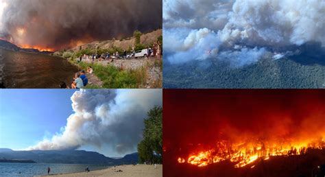 Photos: Wildfires ravage West Kelowna as historic season continues in Canada