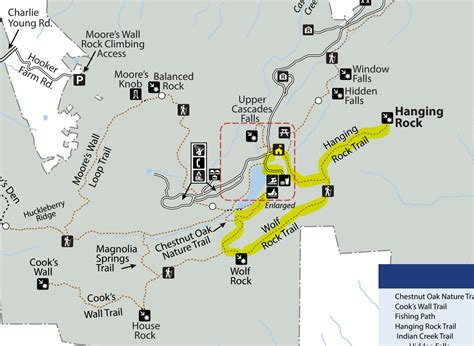 Hanging Rock State Park Map | Zoning Map