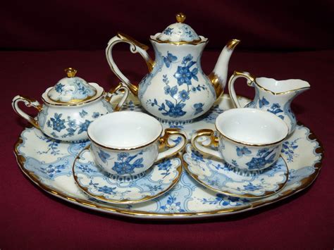 Vintage Fine China Miniature Tea Set - SOLD | Vintage Serving Pieces ...