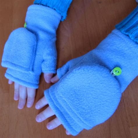 Fingerless Glove Pattern Convertible Mittens Sewing