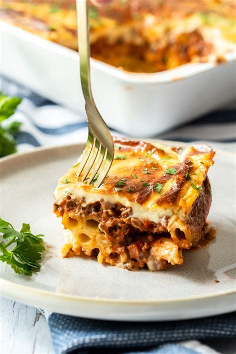 Greek Pastitsio Recipe - comforting and great for a crowd - Sugar Salt ...