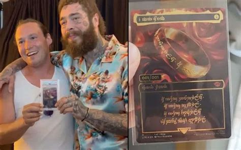 Post Malone buys a Magic The Gathering card for HUGE money