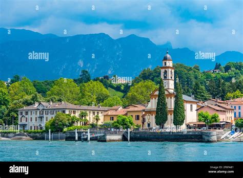 San Giovanni town and lake Como in Italy Stock Photo - Alamy