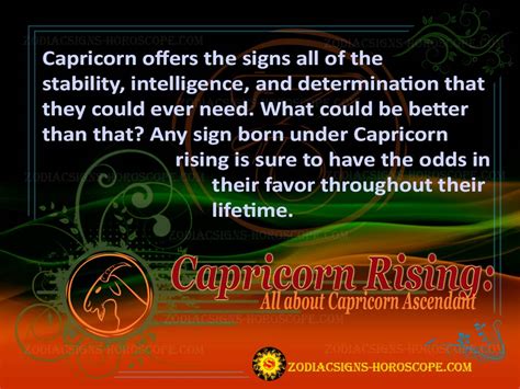 Capricorn Rising: Personality Traits of Capricorn Ascendant | Rising Signs